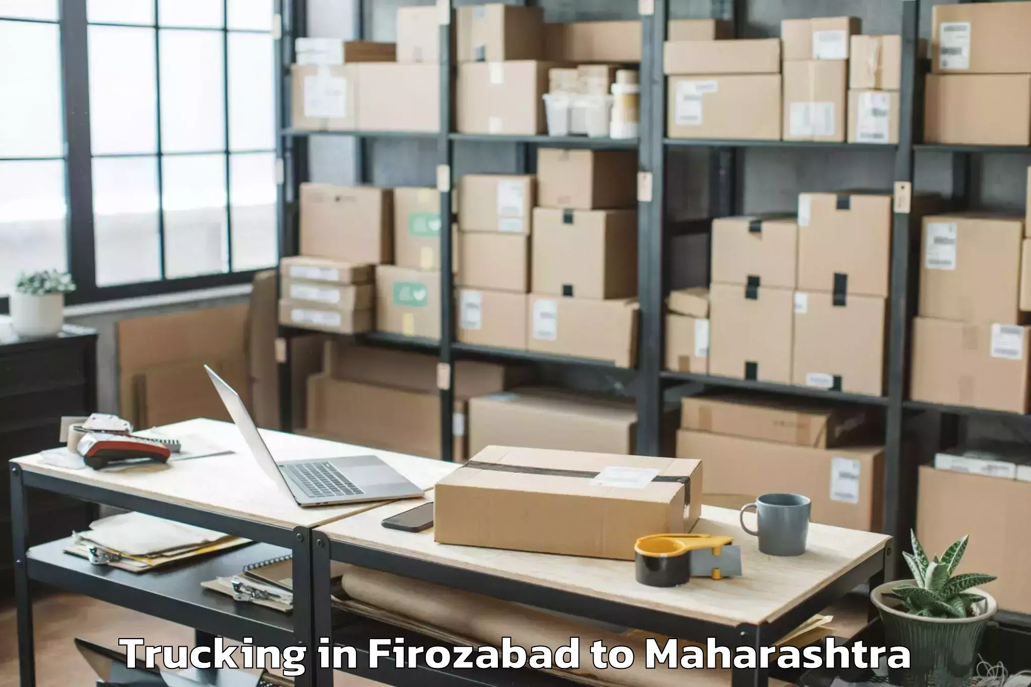 Book Firozabad to Indapur Trucking Online